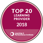 LPI Top 20 Learning Provider 2018 award badge