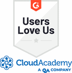 G2crowd Users Love Us Badge Cloud Academy, a QA company