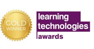 Learning Technologies Gold Award badge