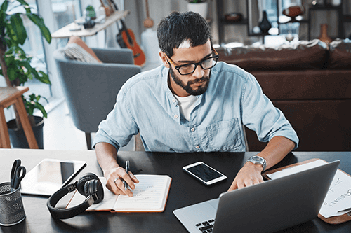 Cognizant man working