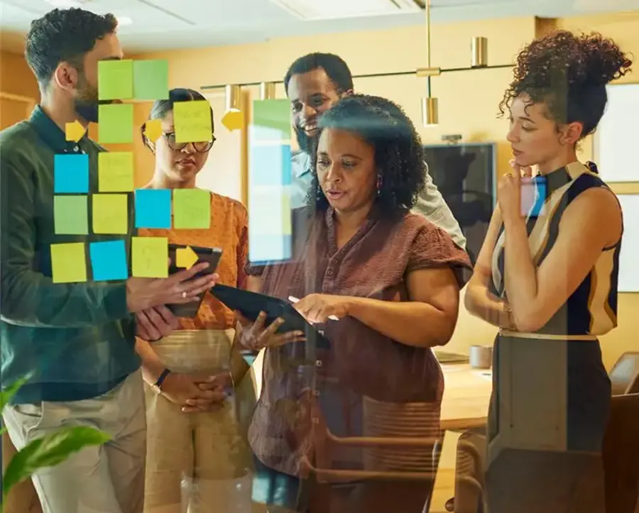 Image Of A Group Of PRINCE2 Agile Learners