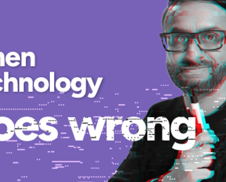 Podcast title and image of Paddy