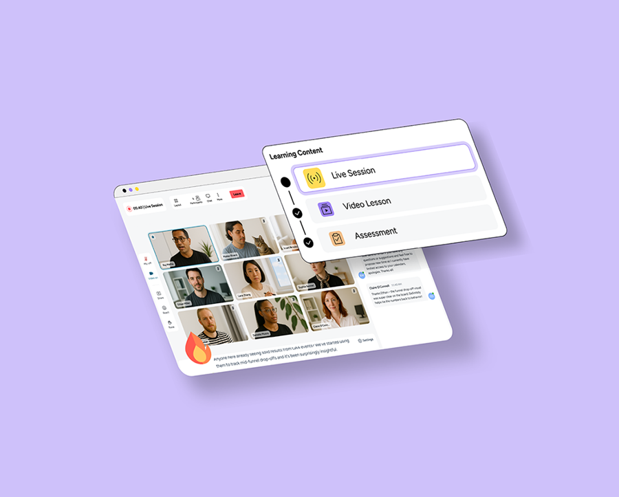 Blended learning screenshot