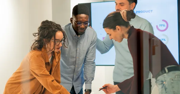 Colleagues in a meeting