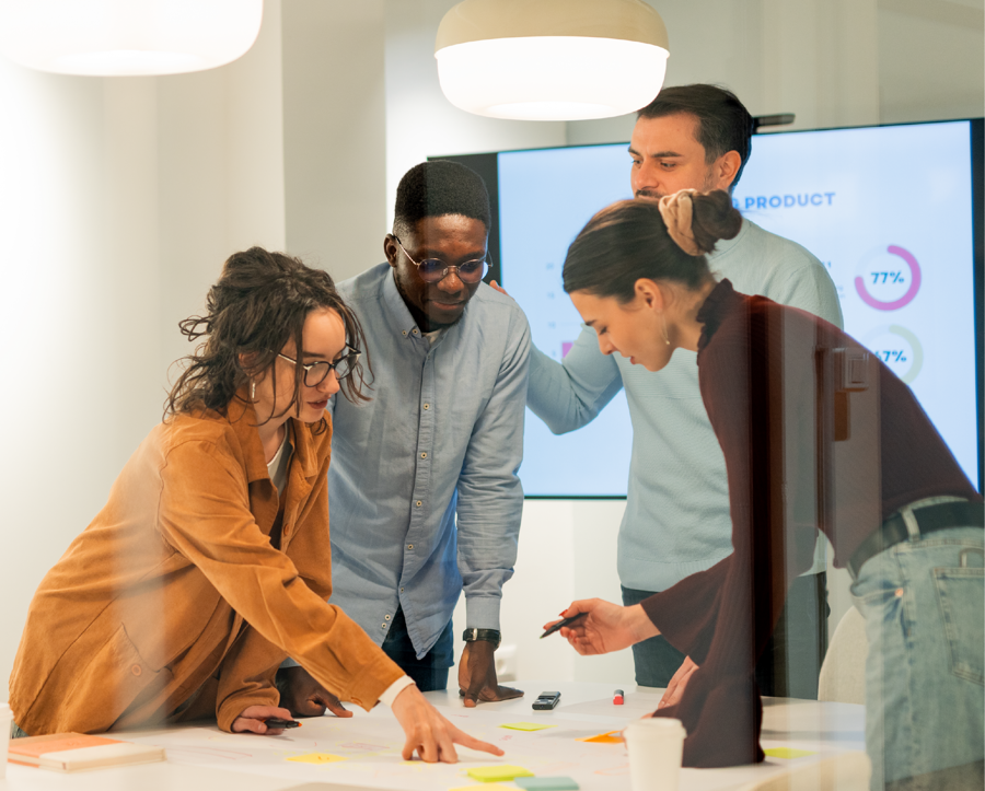 Colleagues in a meeting