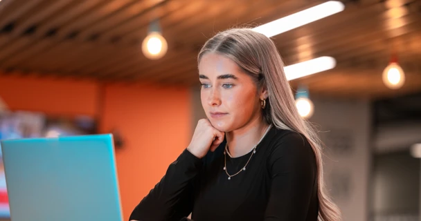 Apprentice On Laptop