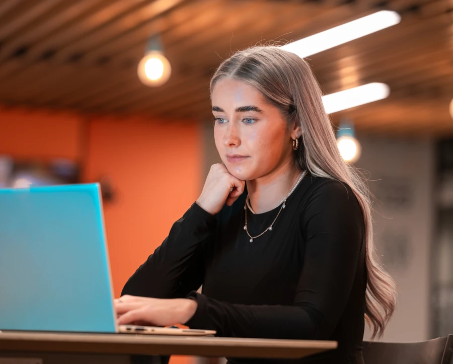 Apprentice On Laptop