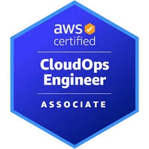 aws certified cloudops engineer associate badge