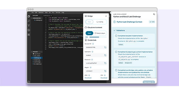QA Learning Platform screenshot